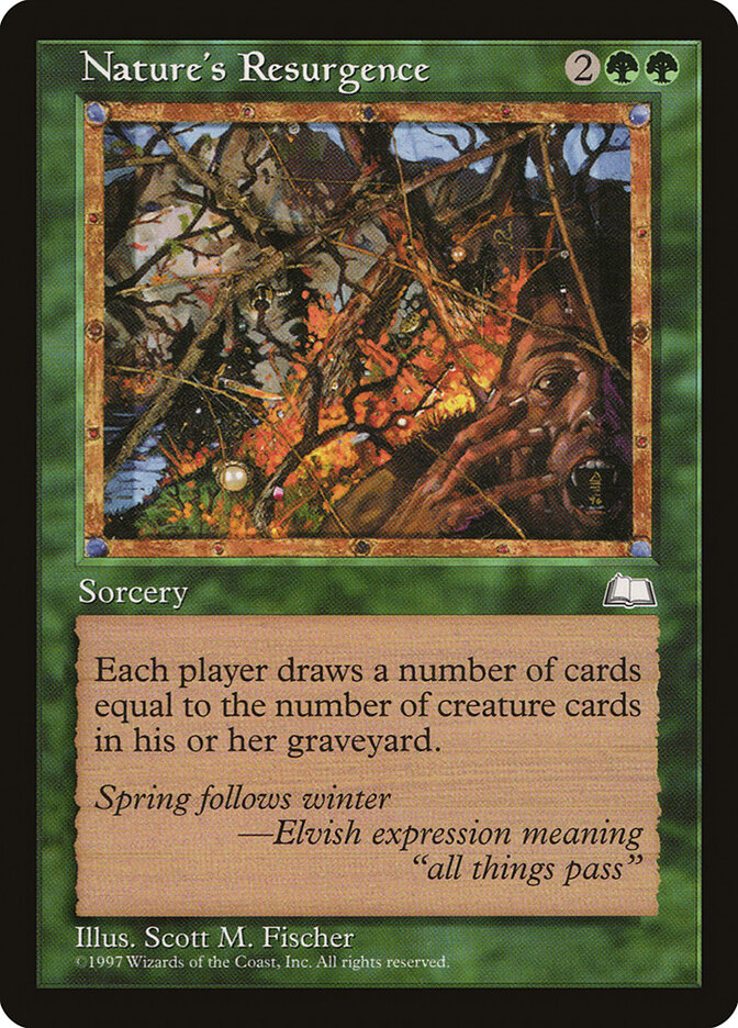 Nature's Resurgence, Weatherlight Card Art