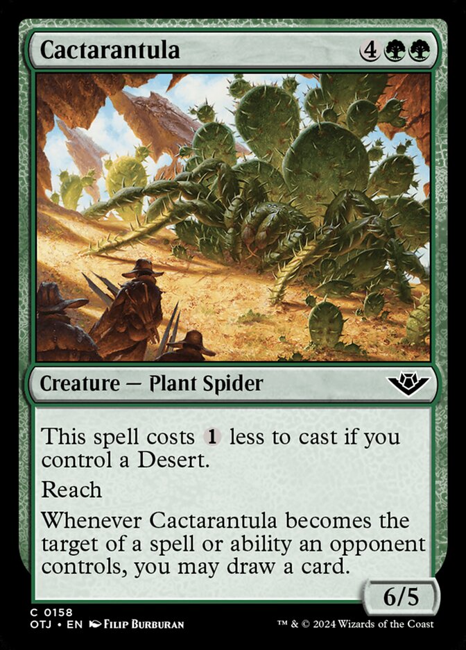 Cactarantula, Outlaws of thunder junction Card Art