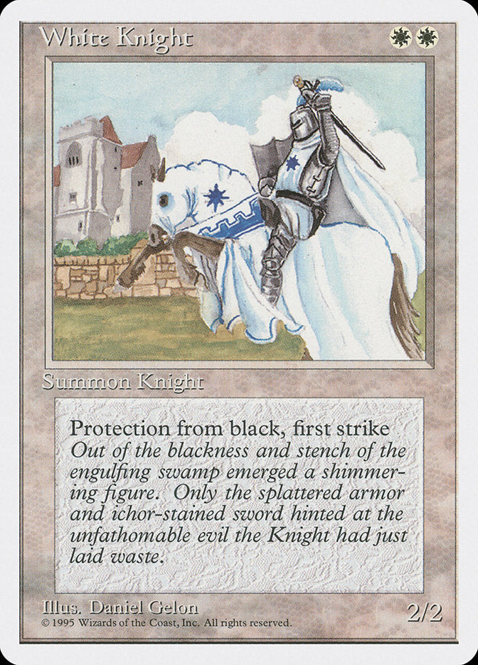 White Knight, Fourth edition Card Art