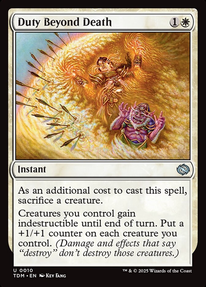 Duty Beyond Death, Tarkir: dragonstorm Card Art