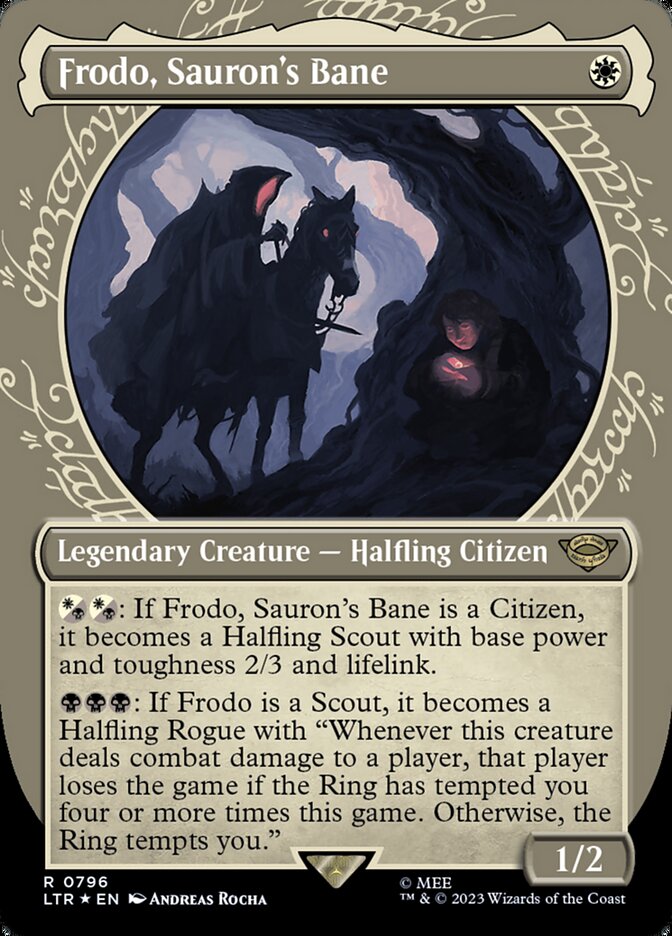 Frodo, Sauron's Bane, The Lord Of The Rings: Tales Of Middle-Earth Card Art