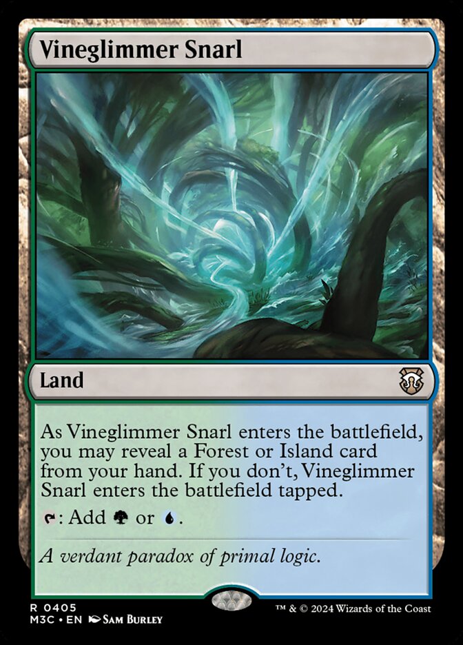 Vineglimmer Snarl, Modern Horizons 3 Commander Card Art