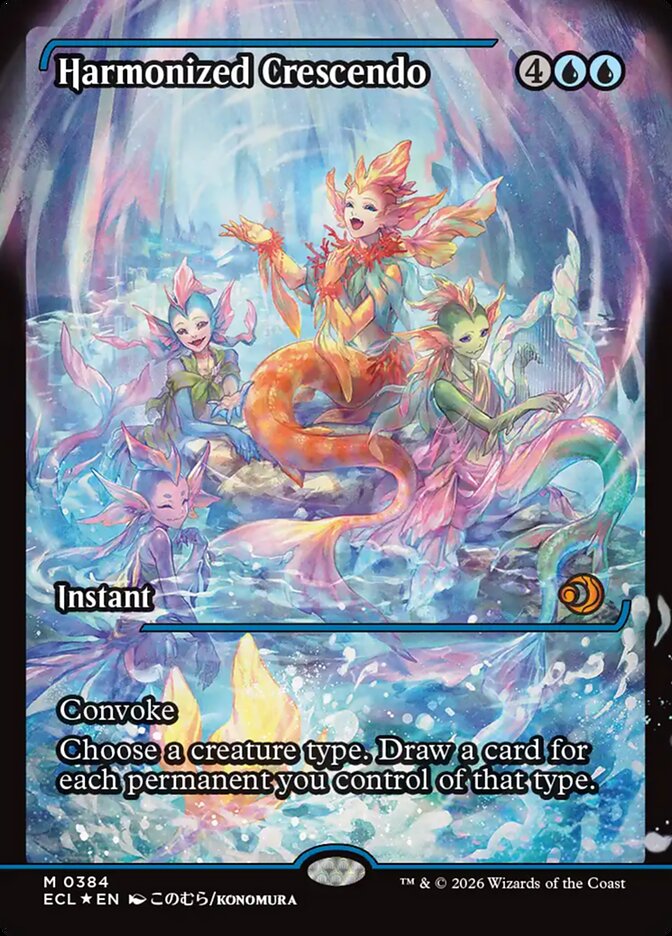 Harmonized Crescendo, Lorwyn Eclipsed Card Art