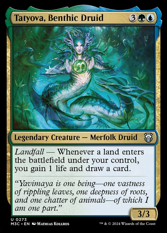 Tatyova, Benthic Druid, Modern Horizons 3 Commander Card Art