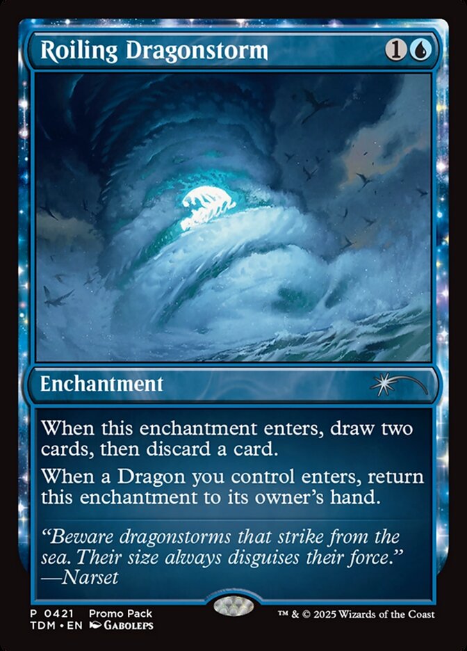 Roiling Dragonstorm, Tarkir: dragonstorm Card Art