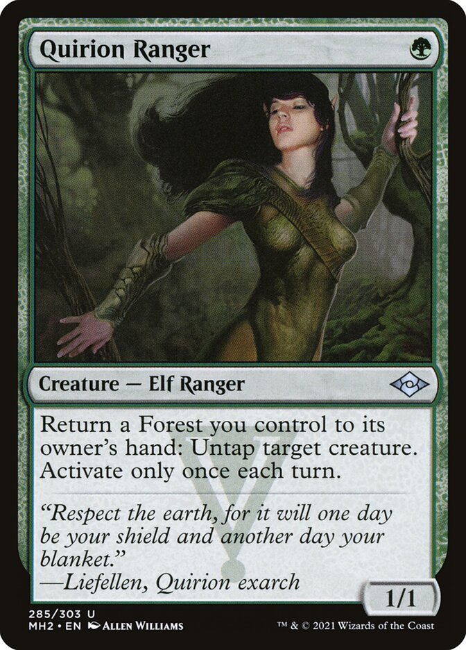 Quirion Ranger, Modern horizons 2 Card Art