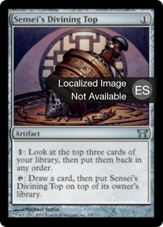 Sensei's Divining Top, Champions Of Kamigawa Card Art
