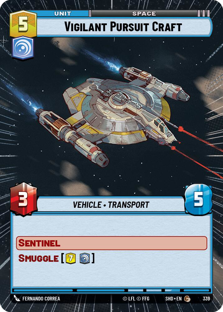 Vigilant Pursuit Craft - Hyperspace