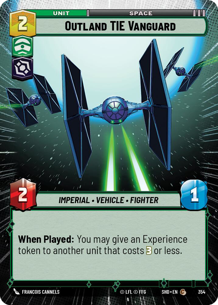 Outland TIE Vanguard - Hyperspace Foil