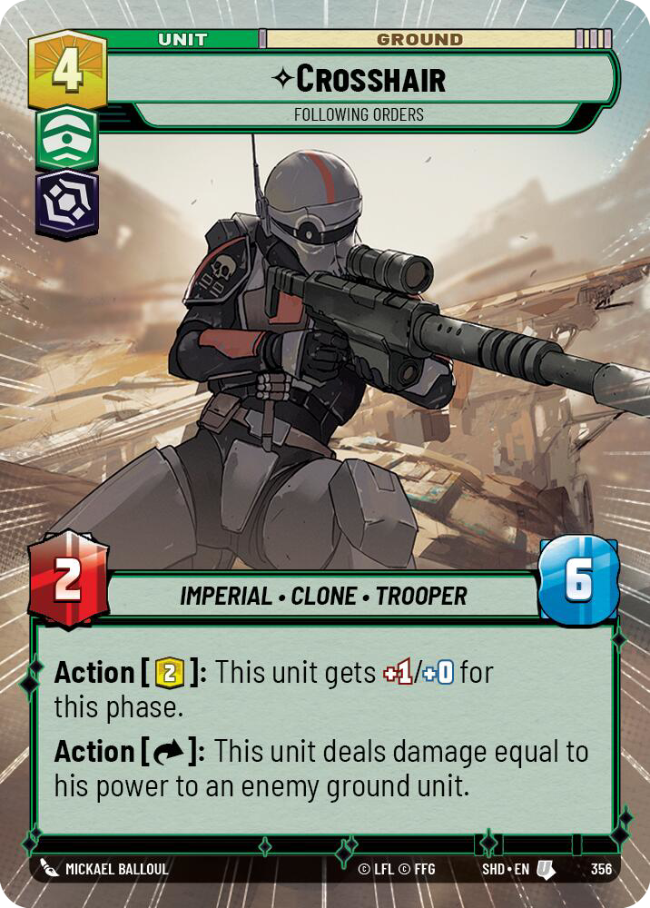 Crosshair, Following Orders - Hyperspace