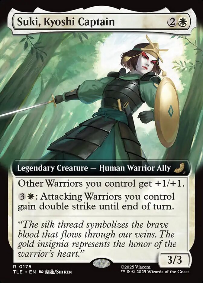 Suki, Kyoshi Captain, Avatar: The Last Airbender Eternal Card Art