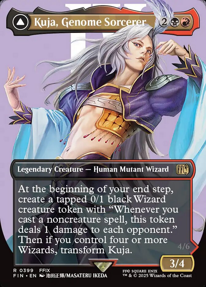 Kuja, Genome Sorcerer // Trance Kuja, Fate Defied, Final fantasy Card Art