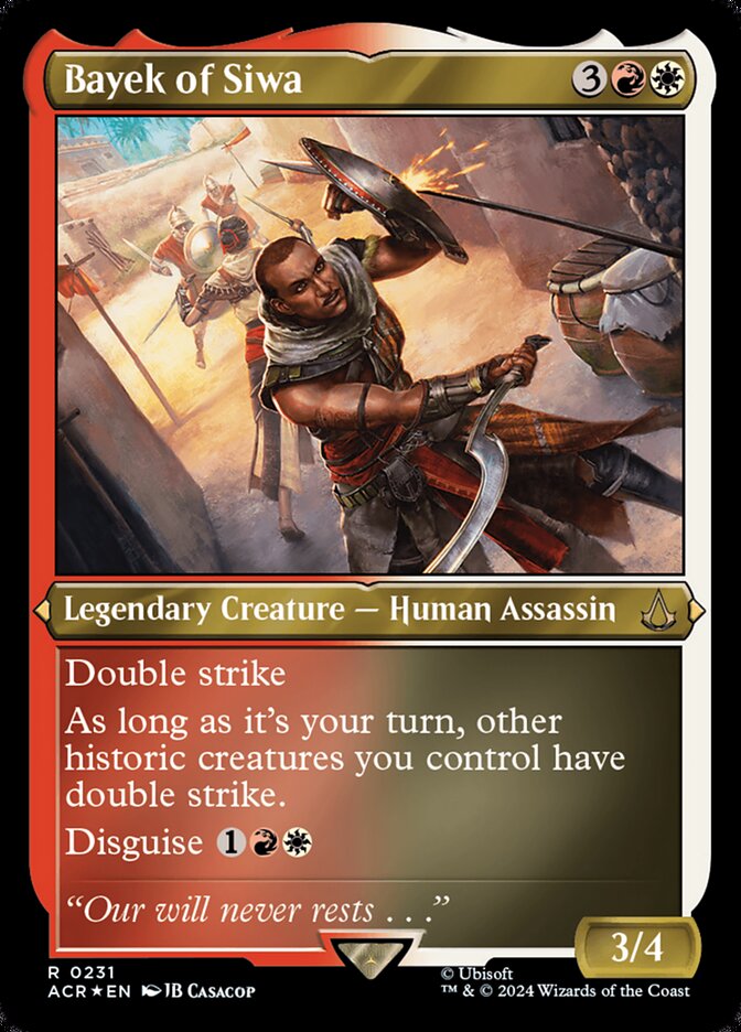Bayek of Siwa, Assassin&