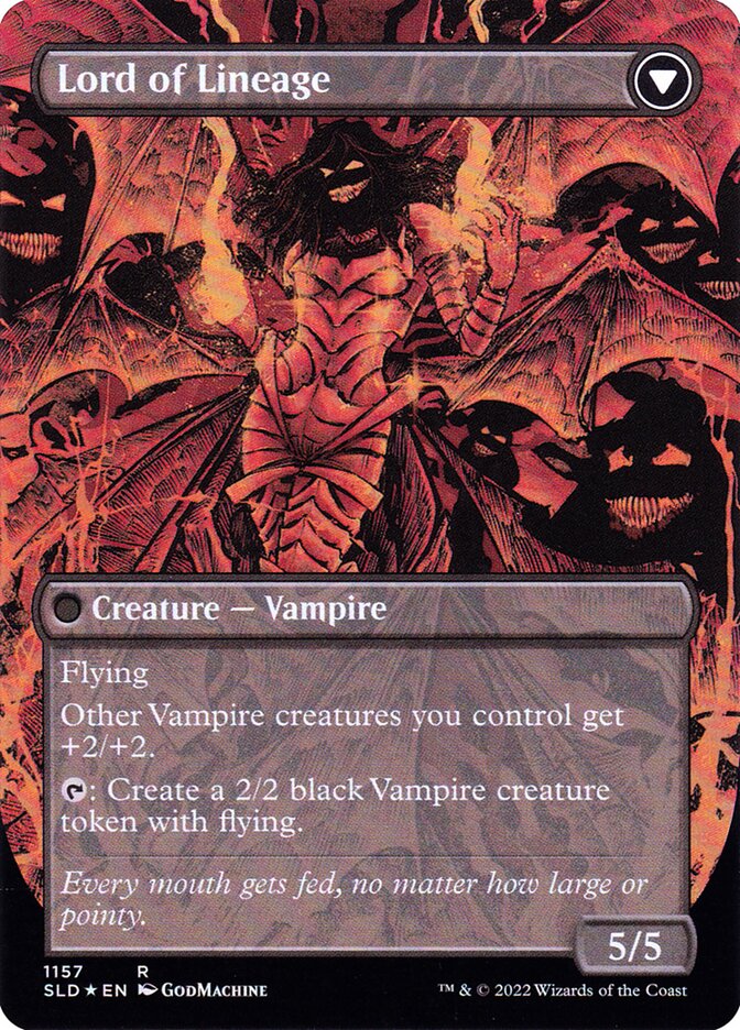 Bloodline Keeper // Lord of Lineage, Secret Lair Drop Card Art
