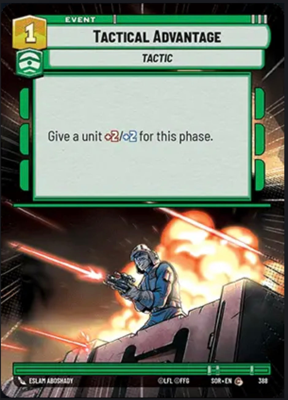 Tactical Advantage - Hyperspace Foil