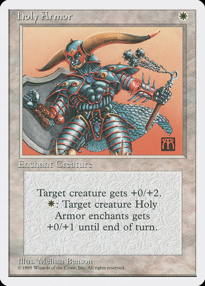 Holy Armor, Fourth edition Card Art