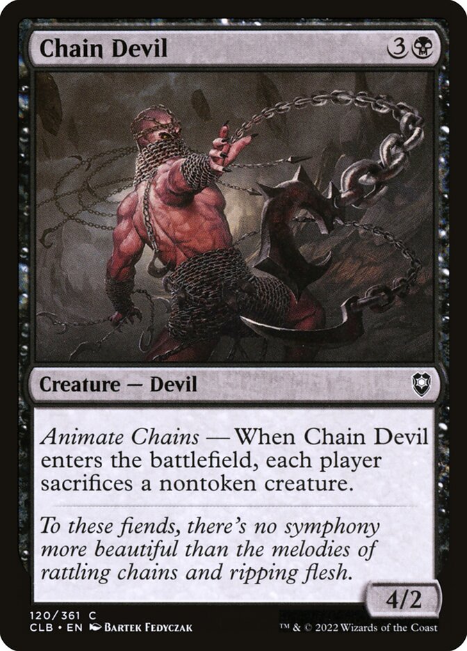 Chain Devil, Commander Legends: Battle For Baldur&
