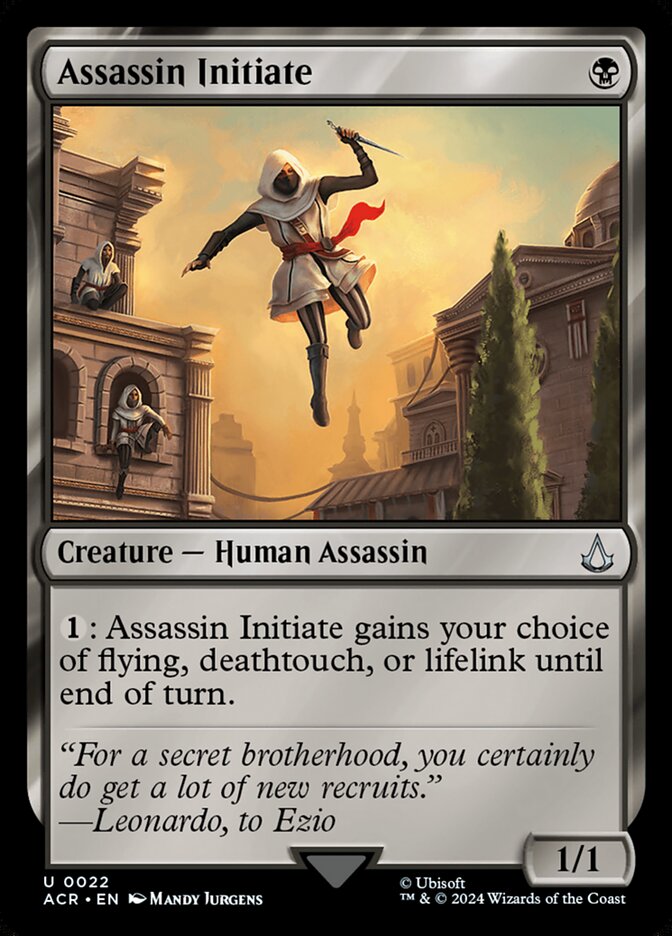 Assassin Initiate, Assassin&