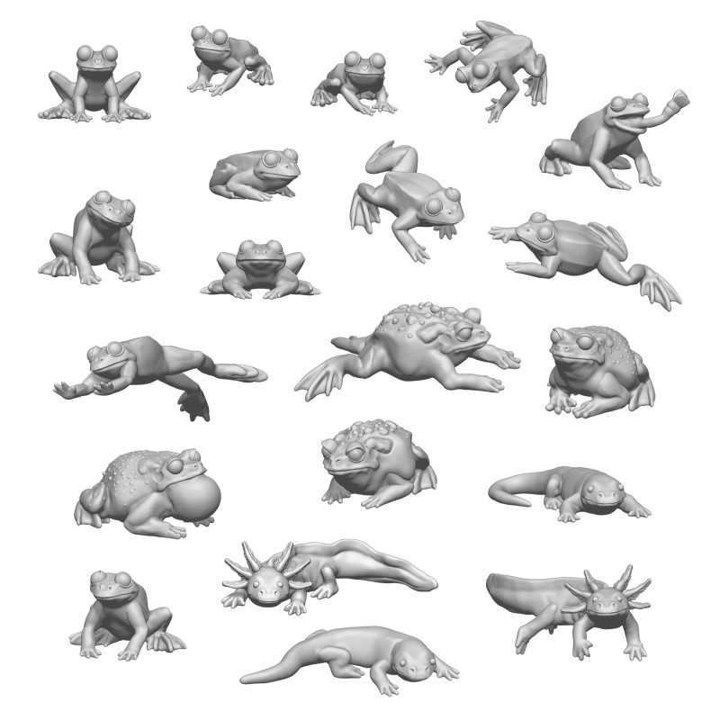 Green Stuff World - 20 Frogs