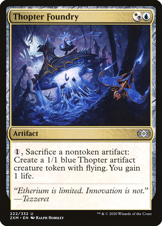 Thopter Foundry, Double masters Card Art