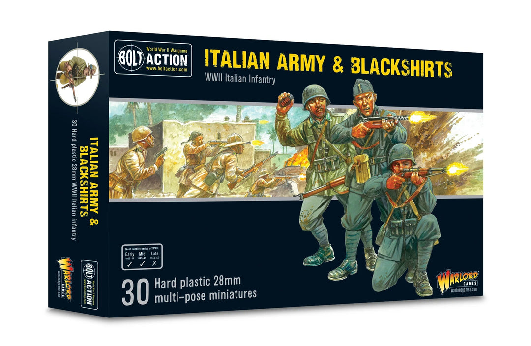 Bolt Action - Italy - Italian Army &amp; Blackshirts