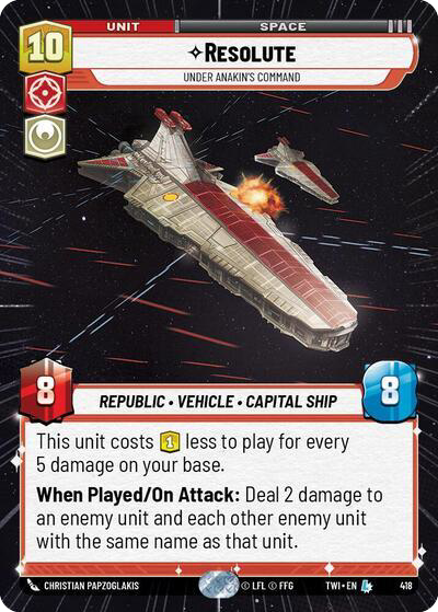 Resolute, Under Anakin&