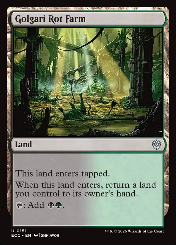 Golgari Rot Farm, Lorwyn Eclipsed Commander Card Art
