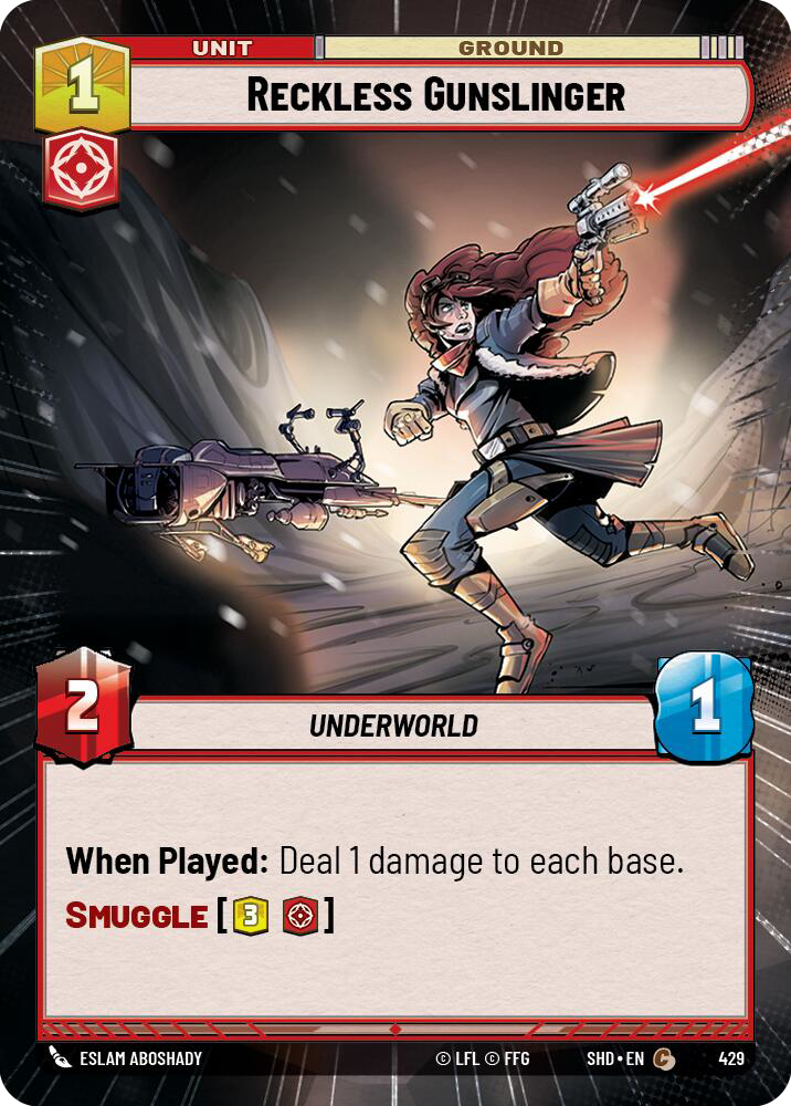 Reckless Gunslinger - Hyperspace Foil