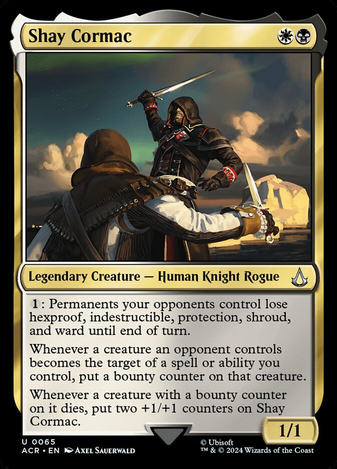 Shay Cormac, Assassin&