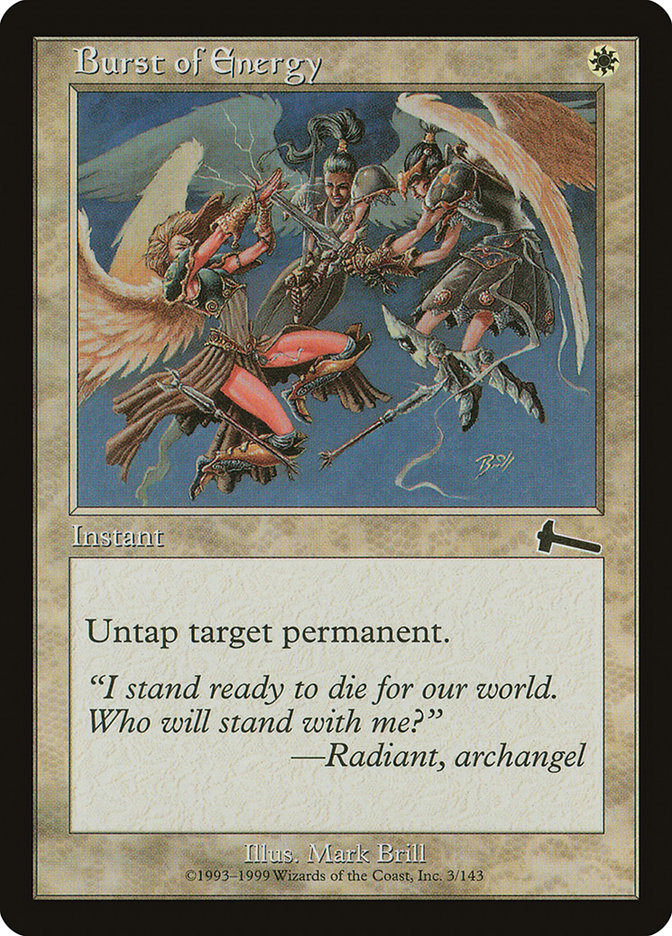 Burst of Energy, Urza&