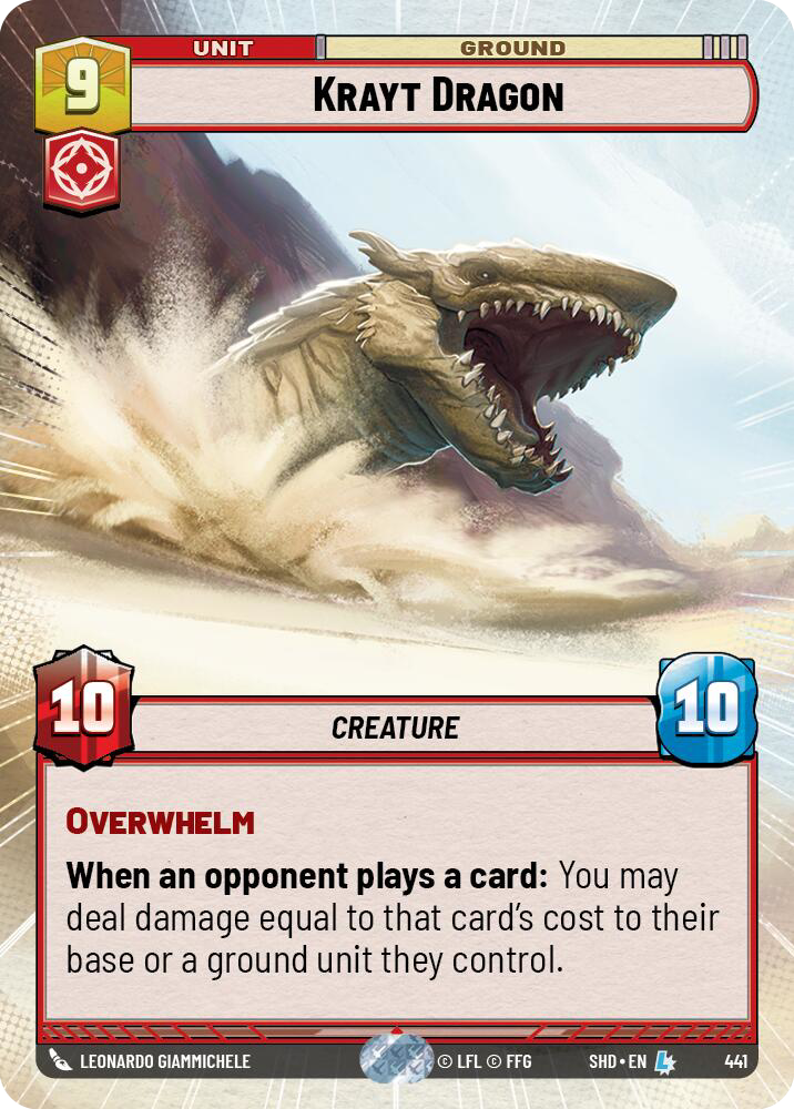 Krayt Dragon - Hyperspace Foil