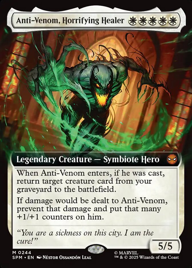 Anti-Venom, Horrifying Healer, Marvel'S Spider-Man Card Art