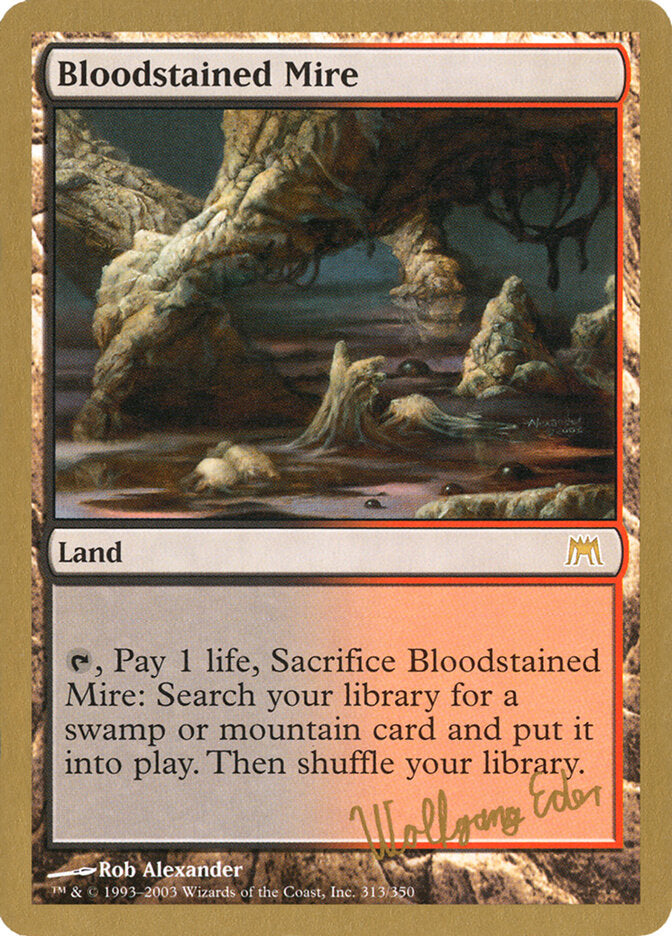 Bloodstained Mire, World Championship Decks 2003 Card Art