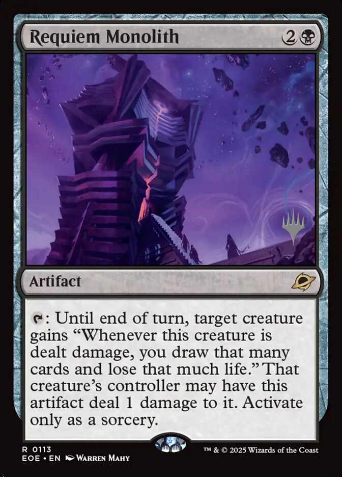 Requiem Monolith, Edge Of Eternities Promos Card Art