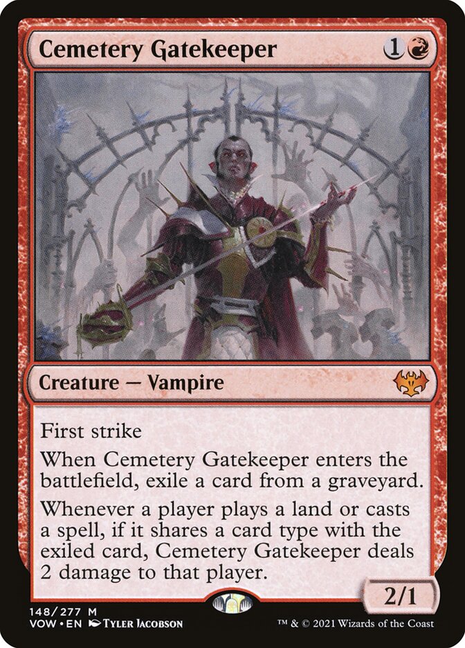 Cemetery Gatekeeper - Foil