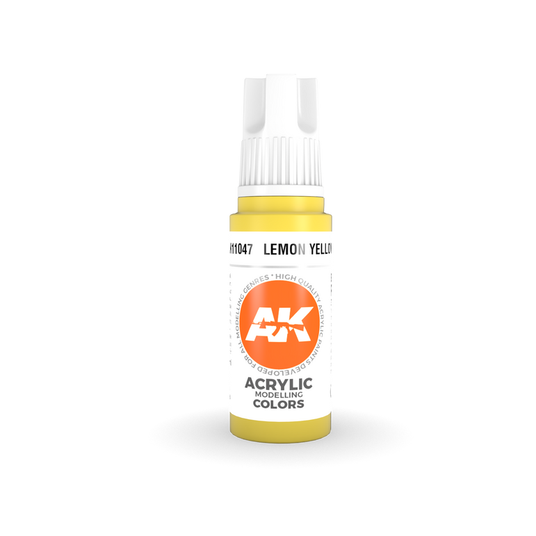 AK Interactive - 3GEN Acrylics - Lemon Yellow AK11047