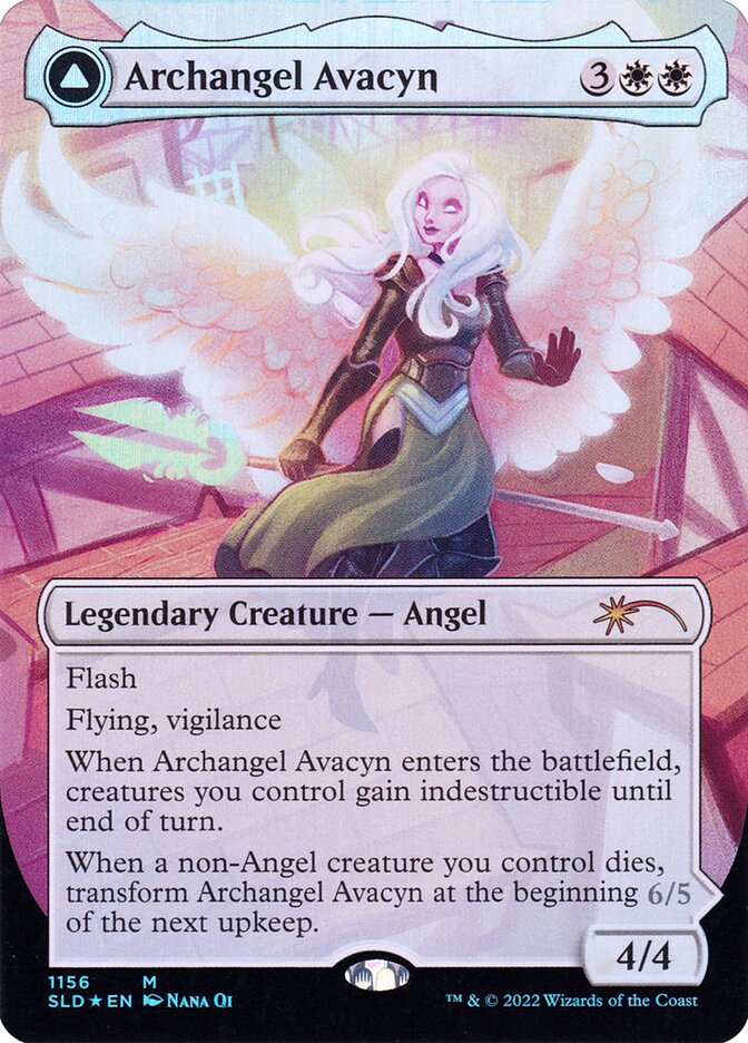 Archangel Avacyn // Avacyn, the Purifier, Secret Lair Drop Card Art