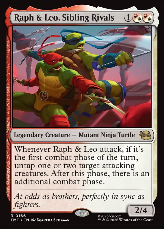 Raph &amp; Leo, Sibling Rivals, Teenage Mutant Ninja Turtles Card Art