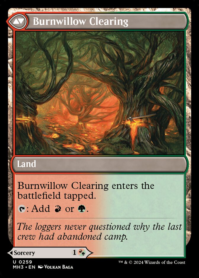Stump Stomp // Burnwillow Clearing - Foil