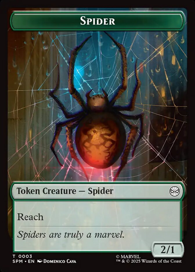 Spider, Marvel'S Spider-Man Tokens Card Art