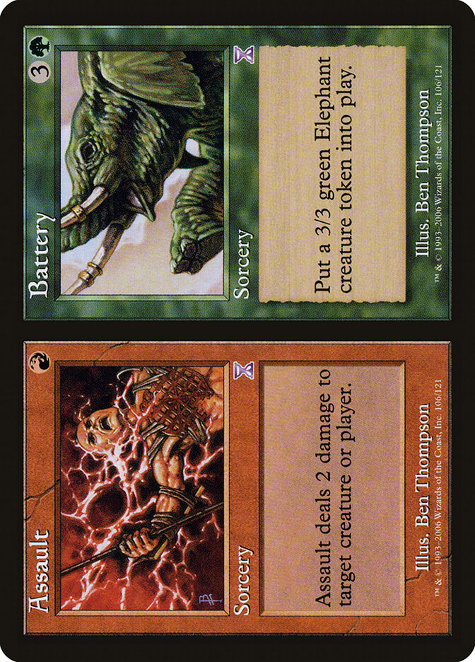 Assault // Battery, Time Spiral Timeshifted Card Art