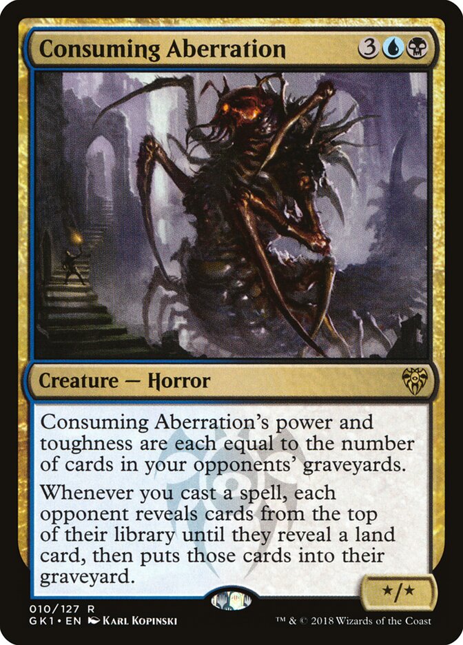 Consuming Aberration, Grn Guild Kit Card Art