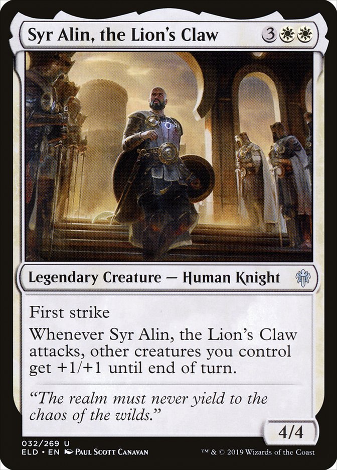 Syr Alin, the Lion&
