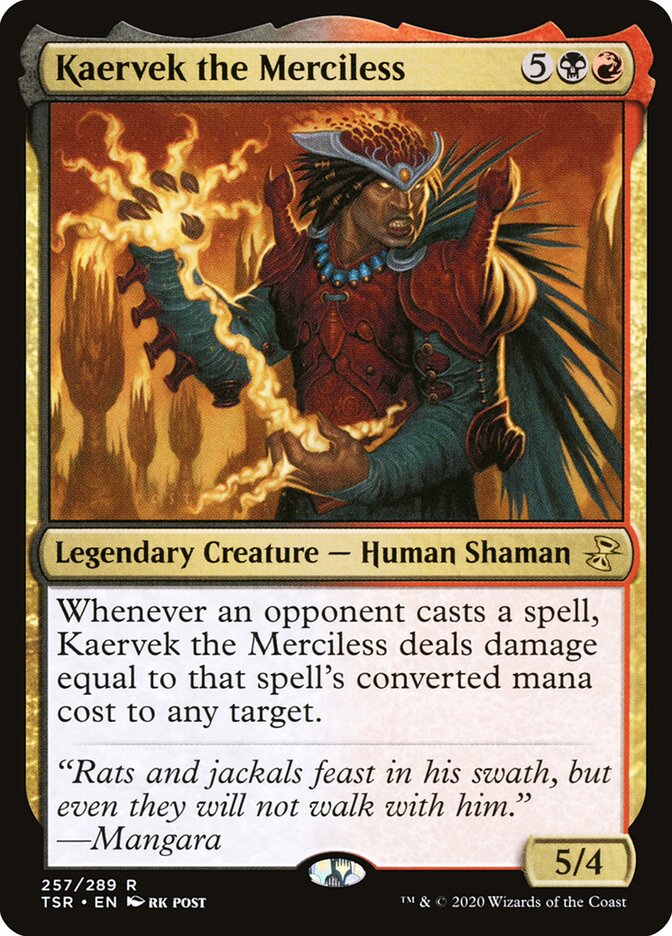 Kaervek the Merciless, Time Spiral Remastered Card Art