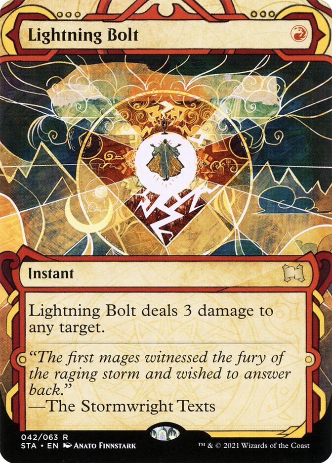 Lightning Bolt, Strixhaven Mystical Archive Card Art