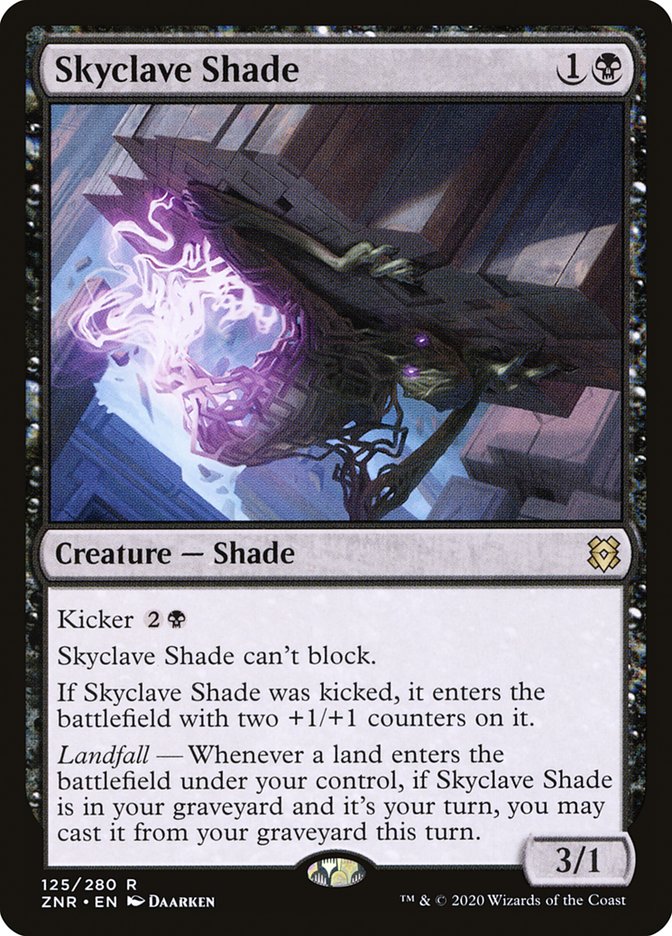 Skyclave Shade, Zendikar rising Card Art