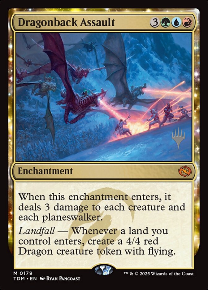 Dragonback Assault, Tarkir: dragonstorm promos Card Art