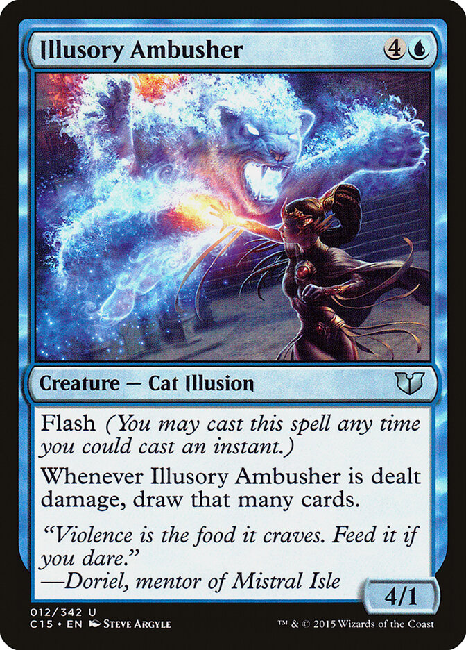 Illusory Ambusher, Commander 2015 Card Art