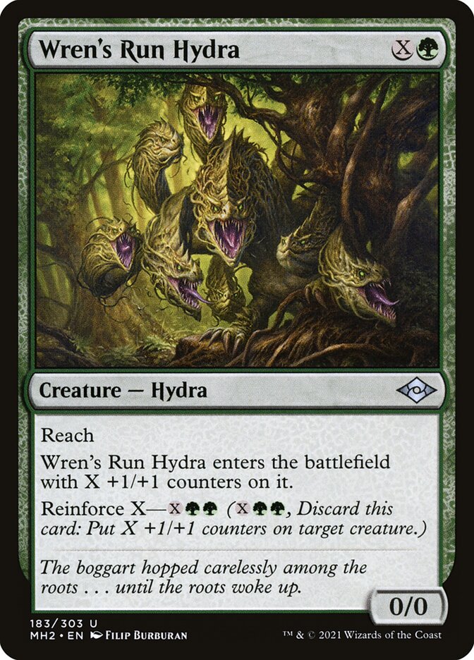 Wren's Run Hydra, Modern Horizons 2 Card Art