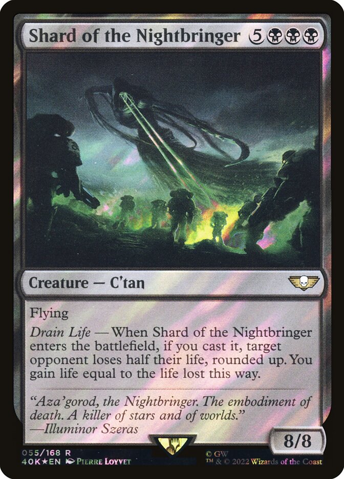 Shard of the Nightbringer, Warhammer 40,000 Commander Card Art